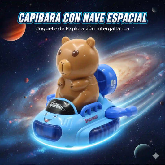 CAPIBARA CON NAVE ESPACIAL F-V