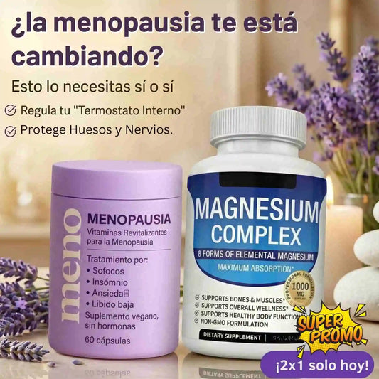 Kit Descanso Meno-Magnesio (Adiós Sofocos e Insomnio)✨