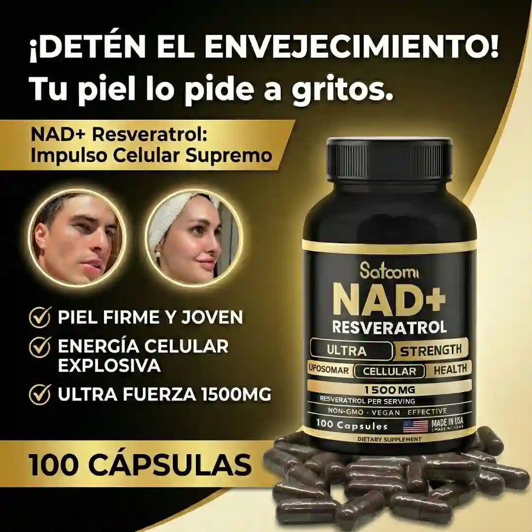 NAD+ RESVERATROL (rejuvenecimiento celular)