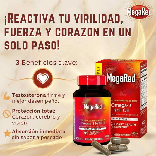 OMEGA-3 KRILL OIL (Energía Vital + Corazón Blindado)