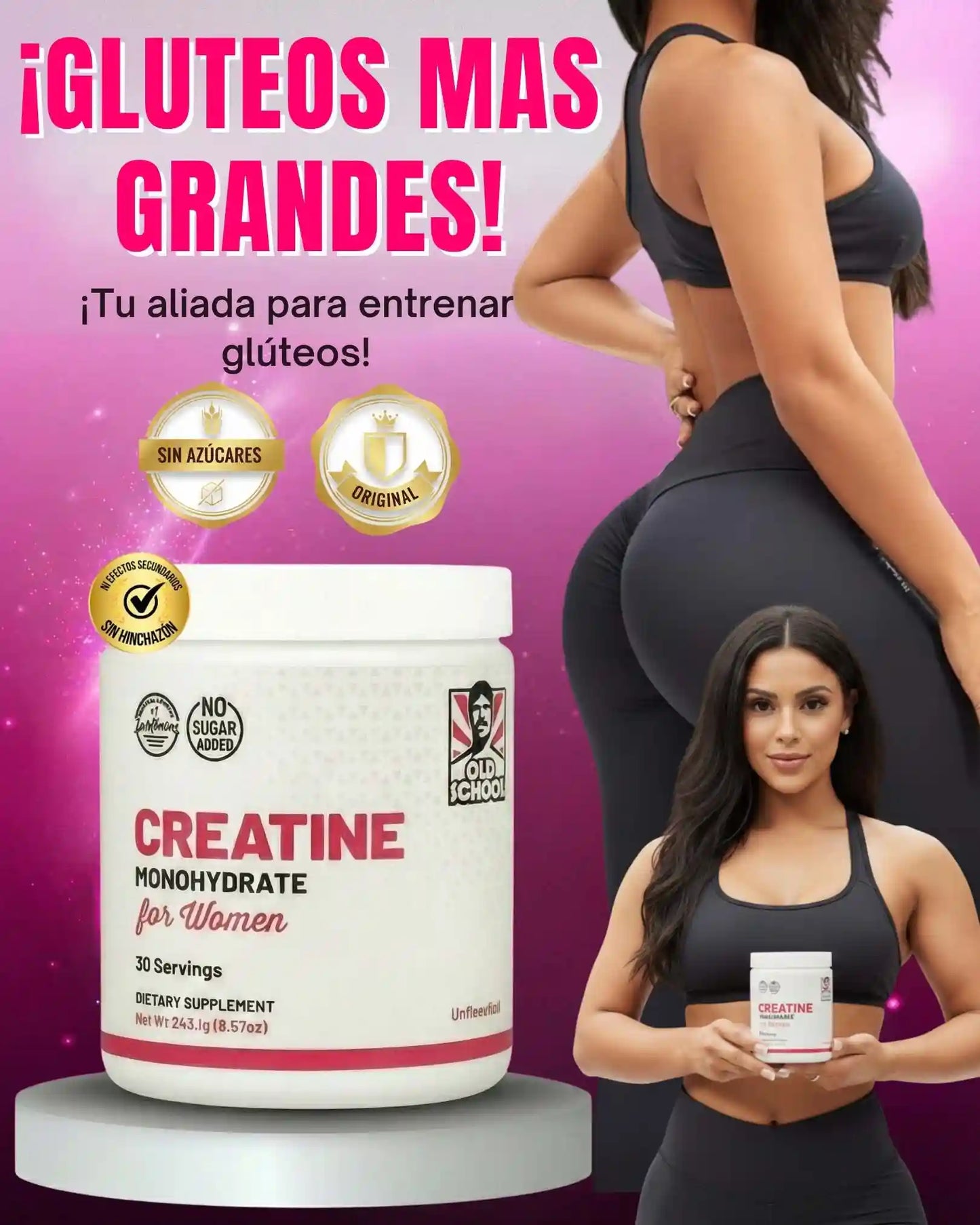 CREATINA MONOHIDRATADA PARA MUJERES