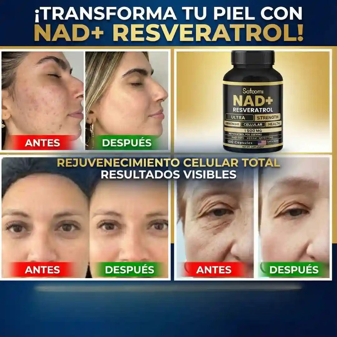 NAD+ RESVERATROL (rejuvenecimiento celular)